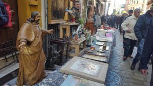 Flea market on Thursday in calle Feria in Seville