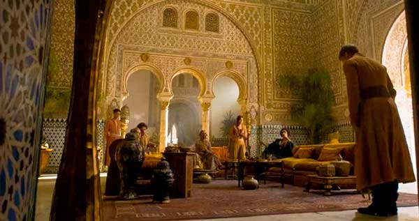 Scenarios in Seville of Game of Thrones