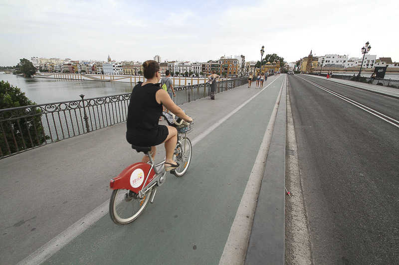 Bicycle rentals in Seville · SEVICI