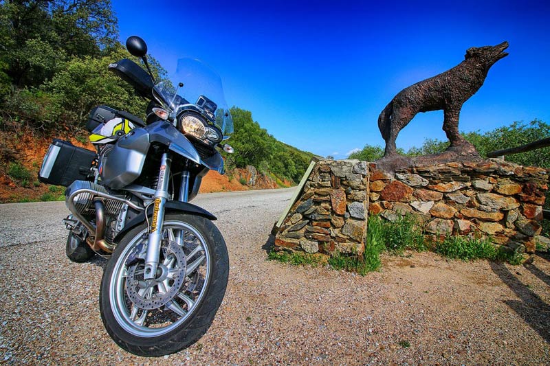 Motorcycle routes in Seville