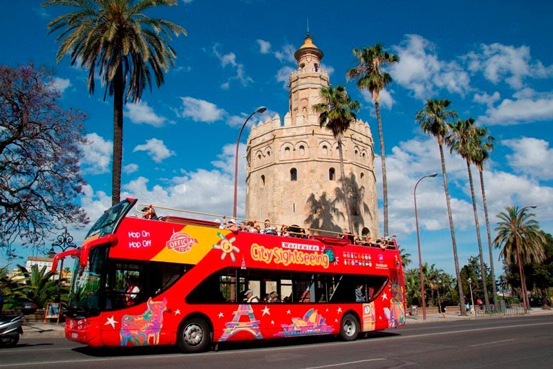 Tickets for Seville’s tourist buses