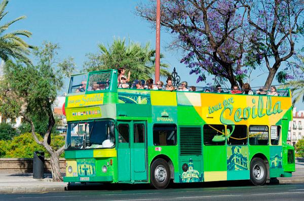 touristic bus of Seville