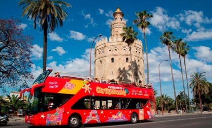 touristic bus of Seville