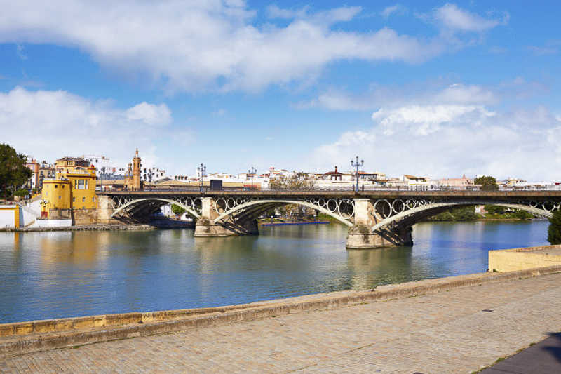 Triana Bridge Seville https://seville-city.com/